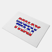 Muay Thai Fußmatte (Schrägansicht)