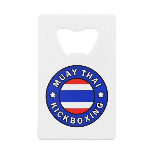 Muay Thai Geldkarten Flaschenöffner (Vorderseite)