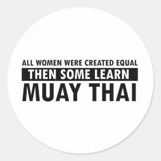 Muay Thai Geschenkartikel Runder Aufkleber