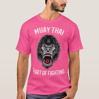 Muay Thai Gorilla Thai Boxing und Kickboxing T-Shirt