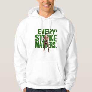 Muay-Thai-Jedes-Schlag-zählt-T-Shirt-Design, März Hoodie