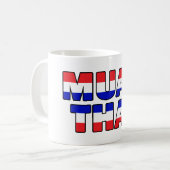 Muay Thai Kaffeetasse (Vorderseite Links)