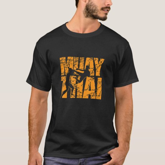 Muay Thai-Kampf mit Stil T-Shirt (Vorderseite)