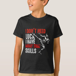 Muay Thai kämpfen Männer Vater Boys Thai Kickboxin T-Shirt