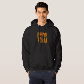 Muay Thai Kämpfen mit Stil Hoodie (Vorne ganz)
