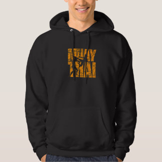 Muay Thai Kämpfen mit Stil Hoodie