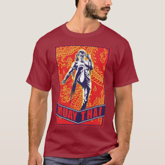 Muay-Thai-Kämpfer Kampfsport Sport T-Shirt
