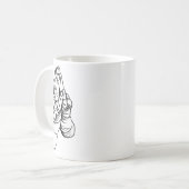 Muay Thai Kampfsport Comt Boxsport  Kaffeetasse (Vorderseite Links)