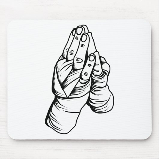 Muay Thai Kampfsport Comt Boxsport  Mousepad (Vorne)