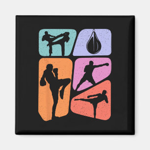 Muay Thai Kampfsport Kinder Jungen Männer Kickboxe Magnet