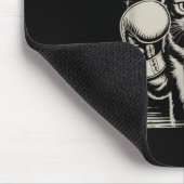 Muay Thai Katze Lustig Thaiboxen Mousepad (Ecke)