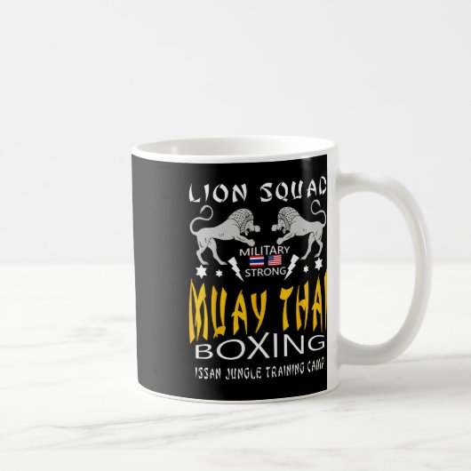 Muay Thai Kickbox-Training MMA-Werksportstudio Kaffeetasse (Rechts)