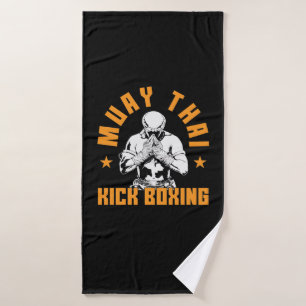 Muay Thai Kickboxen Badehandtuch