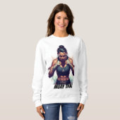 Muay Thai Kickboxen Kampfsport Sweatshirt (Vorne ganz)