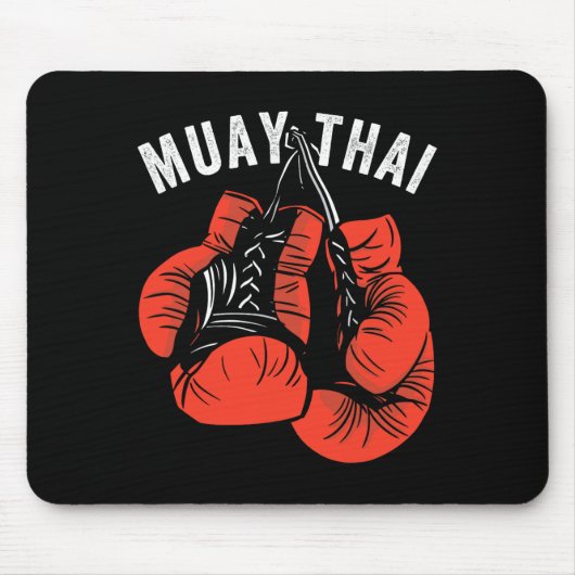Muay Thai Kickboxen, Muay Thai Handschuhe, Muay Th Mousepad (Vorne)