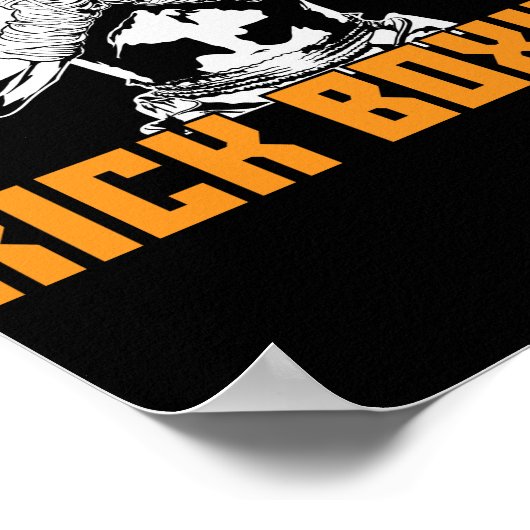 Muay Thai Kickboxen Poster (Ecke)