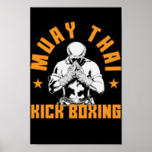 Muay Thai Kickboxen Poster (Vorne)