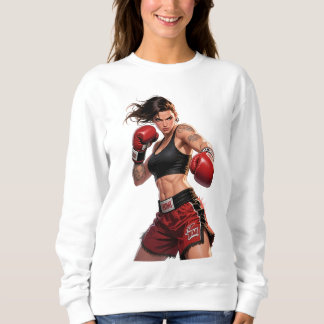 Muay Thai Kickboxing Martial Arts Sweatshirt