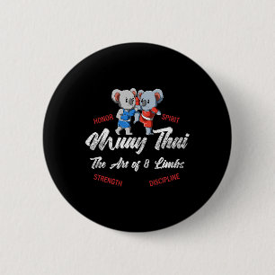 Muay Thai Koala Thai Boxen und Kickboxen Button