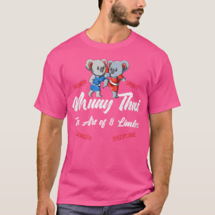 Muay Thai Koala Thai Boxing und Kickboxing T-Shirt