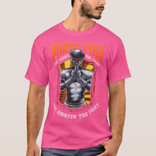 Muay Thai Kurzer der Kampf gegen die Kunst der ach T-Shirt