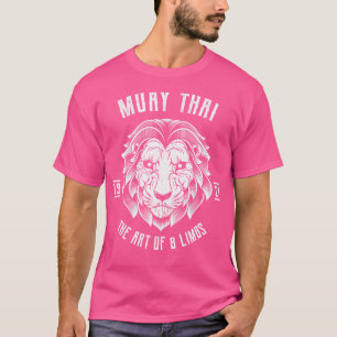 Muay Thai Lion Thai Boxing und Kickboxing T-Shirt