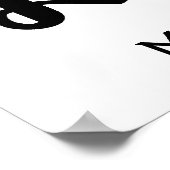 Muay Thai Logo Poster (Ecke)