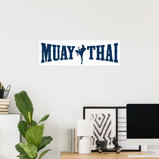 Muay Thai Logo Poster (Heimbüro)