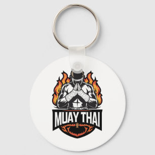 Muay Thai Logo - Thai-Boxer  Schlüsselanhänger