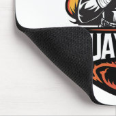 Muay Thai Logo - Thai Boxing Fighter Mousepad (Ecke)