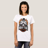 Muay Thai Logo - Thai-Boxkämpfer  T-Shirt (Vorne ganz)