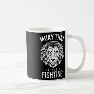 Muay Thai Löwe Thai Boxing und MMA Kaffeetasse