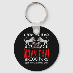 Muay Thai Löwen-Squadron Militär-Boxen  Schlüsselanhänger