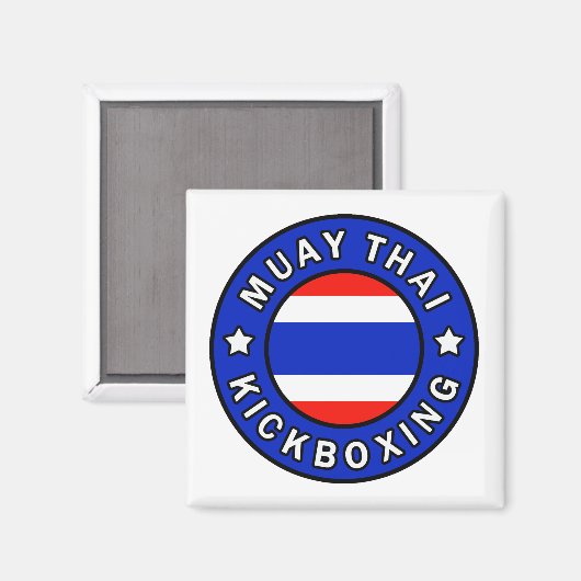 Muay Thai Magnet (Vorderseite/Rückseite)