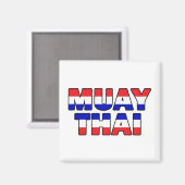 Muay Thai Magnet (Vorderseite/Rückseite)
