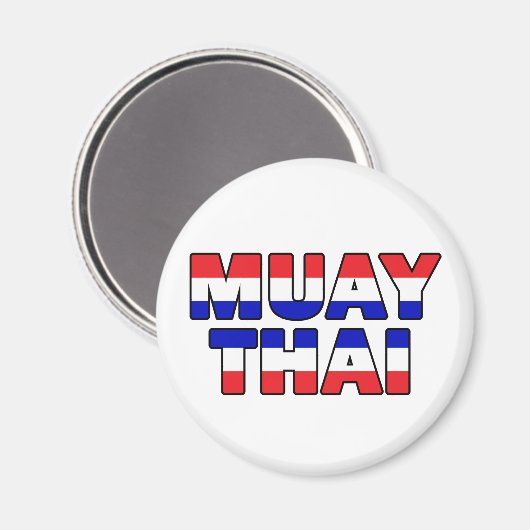 Muay Thai Magnet (Vorderseite/Rückseite)