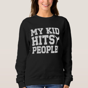 Muay Thai Mama eines Muay Thai Kämpfer Funny Muay Sweatshirt