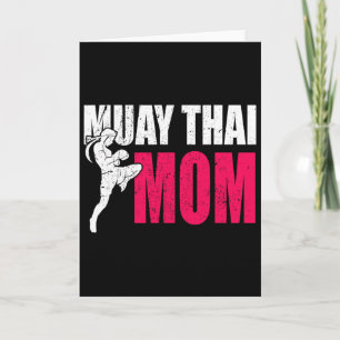 Muay-Thai-Mama-Geschenk Frauen Boxen Kickboxen Mma Karte