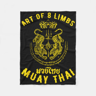 Muay Thai Männer Mma Tiger Straßenkampf Muay Thai  Fleecedecke