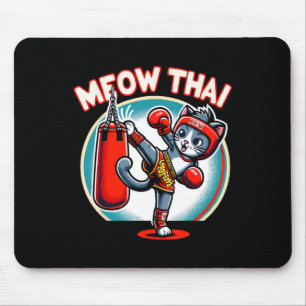 Muay Thai Martial Art Thai Boxing Kat Meow Thai Fa Mousepad