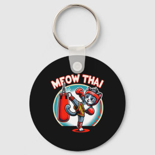 Muay Thai Martial Art Thai Boxing Kat Meow Thai Fa Schlüsselanhänger