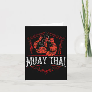 Muay Thai Martial Arts Fighter Boxing Hop Karte