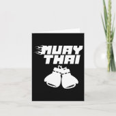 Muay Thai Martial Arts Fighter Hob Karte (Vorderseite)