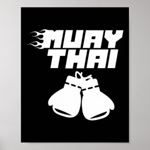 Muay Thai Martial Arts Fighter Hob Poster