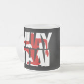 Muay Thai Mattglastasse (Vorderseite Links)