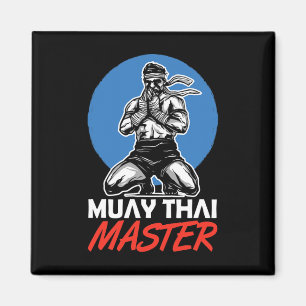 Muay-Thai-Meister Hobby Kampfsport Boxen Kämpfer Magnet