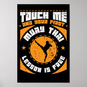 Muay Thai "mich æŌ Poster