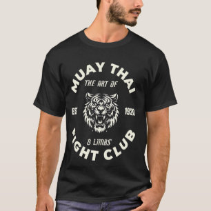 Muay Thai MIXED MARTIAL ARTS Kämpfen Tattoo Tiger T-Shirt