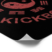 Muay Thai Mixed Martial Arts Kickboxen Poster (Ecke)