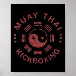 Muay Thai Mixed Martial Arts Kickboxen  Poster